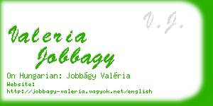 valeria jobbagy business card